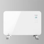 Cecotec Radiador Eléctrico Bajo Consumo Ready Warm 6650 Crystal Connection. Wifi, 1000 W, Termostato Regulable, Temporizador, Soporte de pie, Protección sobrecalentamiento, Blanco